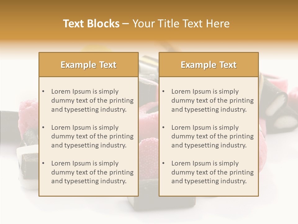 Sugar Candy Eat PowerPoint Template