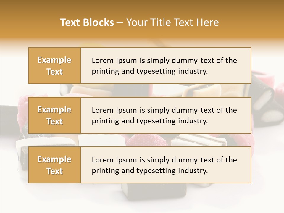 Sugar Candy Eat PowerPoint Template