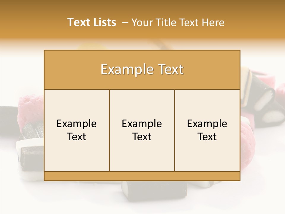 Sugar Candy Eat PowerPoint Template