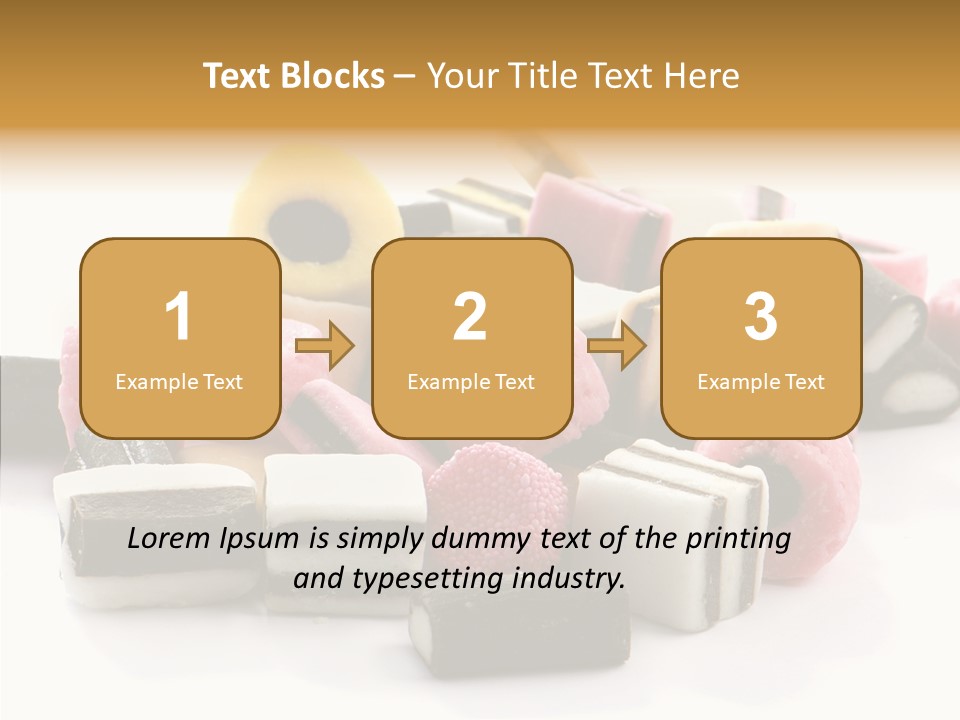 Sugar Candy Eat PowerPoint Template