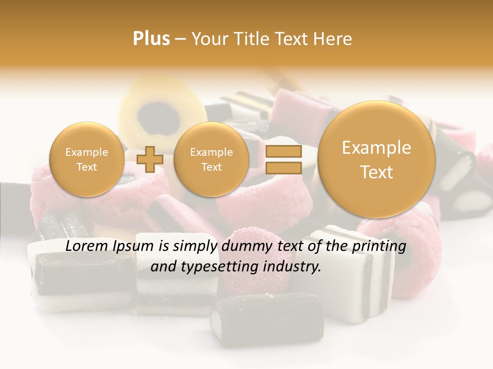 Sugar Candy Eat PowerPoint Template