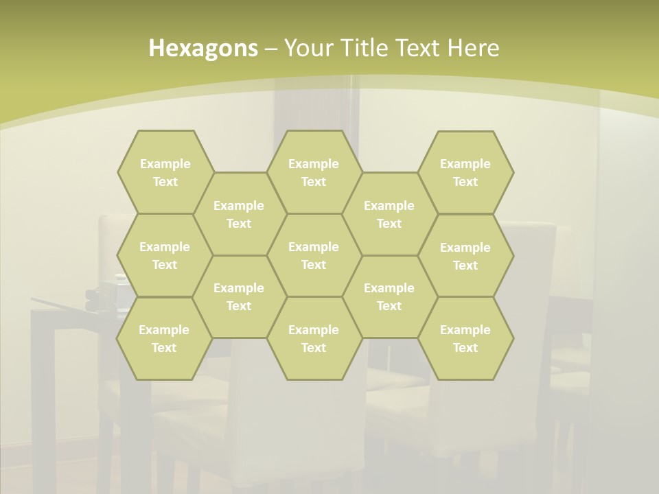 Table Room Chair PowerPoint Template