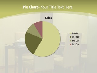 Table Room Chair PowerPoint Template