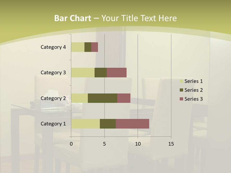Table Room Chair PowerPoint Template