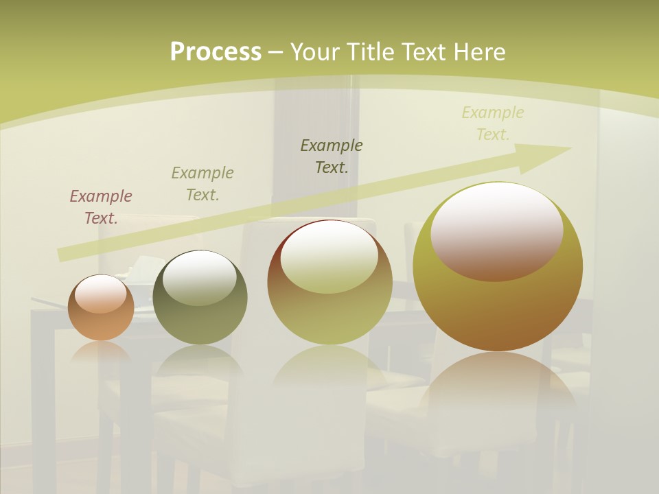 Table Room Chair PowerPoint Template