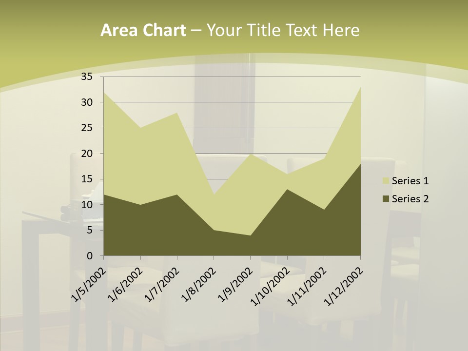 Table Room Chair PowerPoint Template