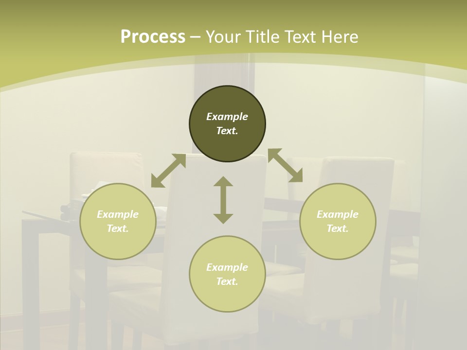 Table Room Chair PowerPoint Template