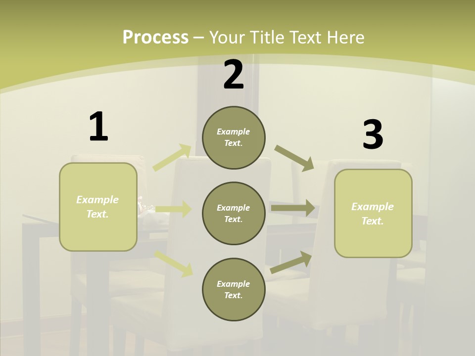 Table Room Chair PowerPoint Template