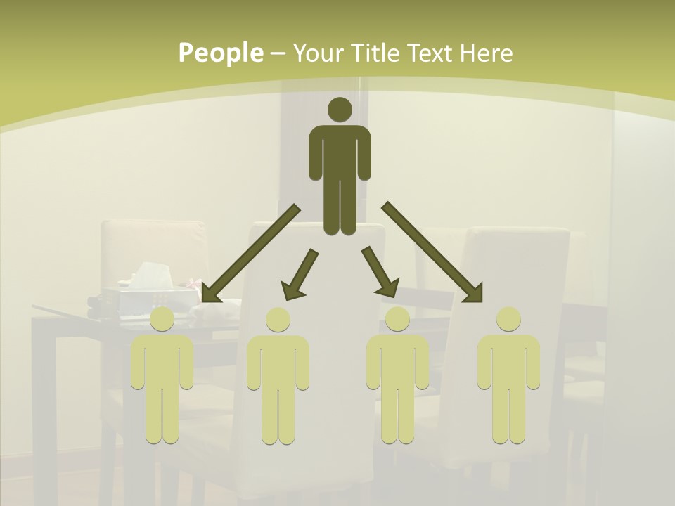 Table Room Chair PowerPoint Template