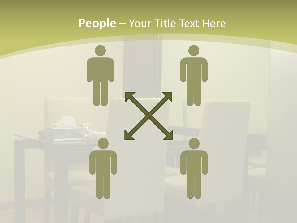 Table Room Chair PowerPoint Template