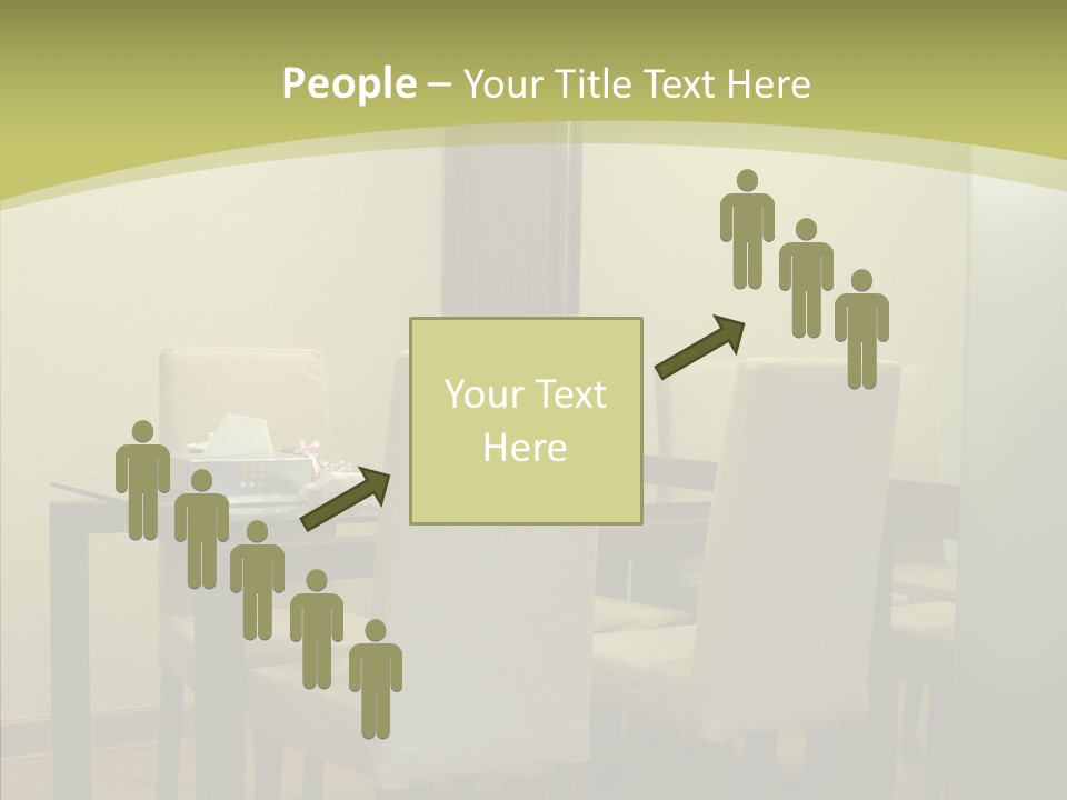 Table Room Chair PowerPoint Template