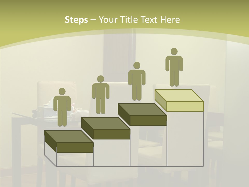 Table Room Chair PowerPoint Template