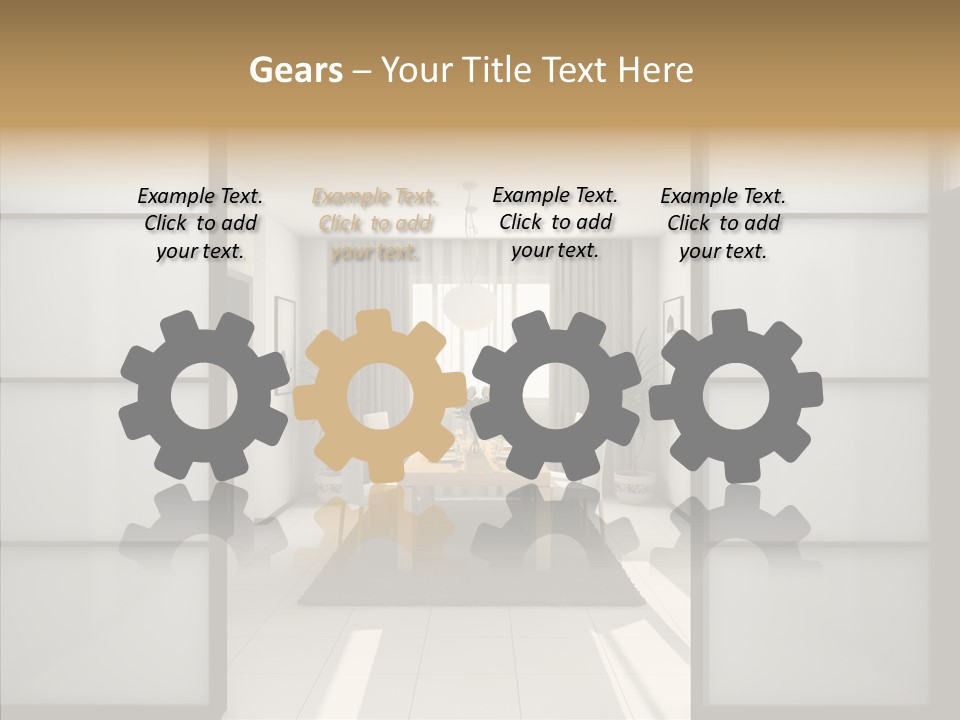 New Dining Cosiness PowerPoint Template