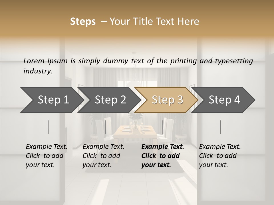 New Dining Cosiness PowerPoint Template