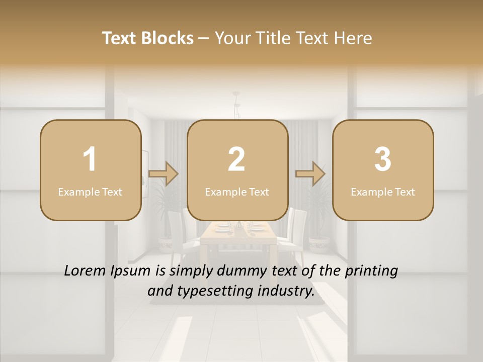 New Dining Cosiness PowerPoint Template