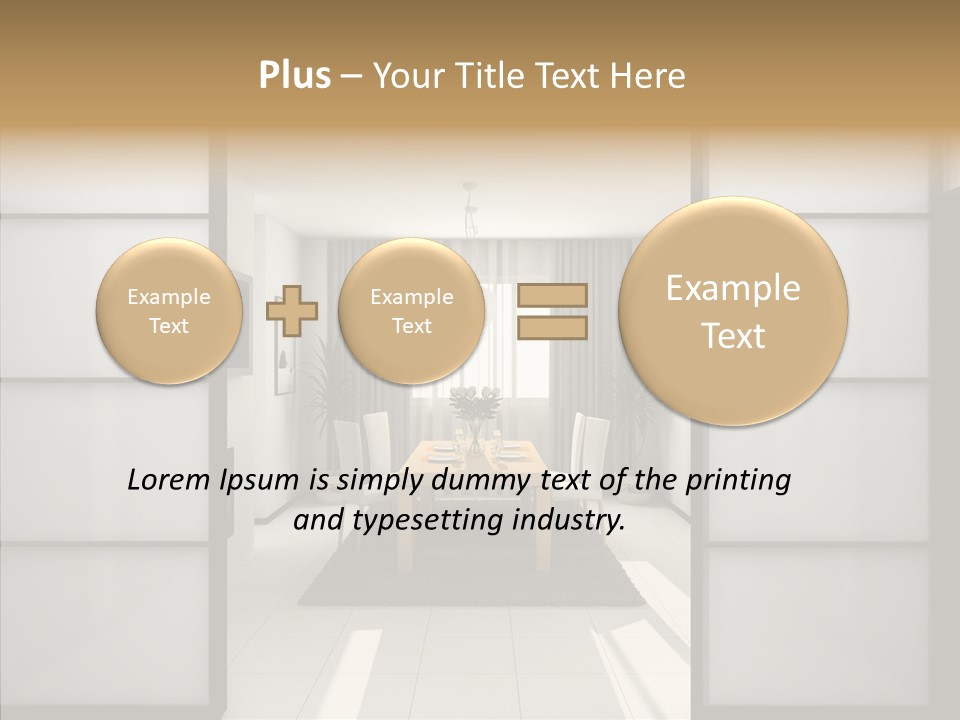 New Dining Cosiness PowerPoint Template