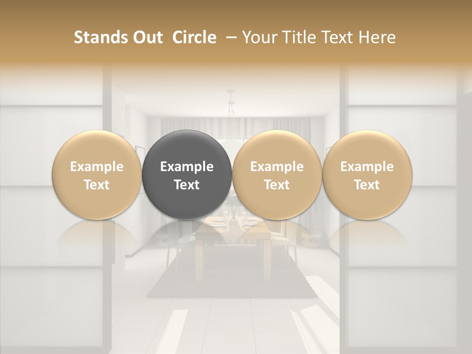 New Dining Cosiness PowerPoint Template