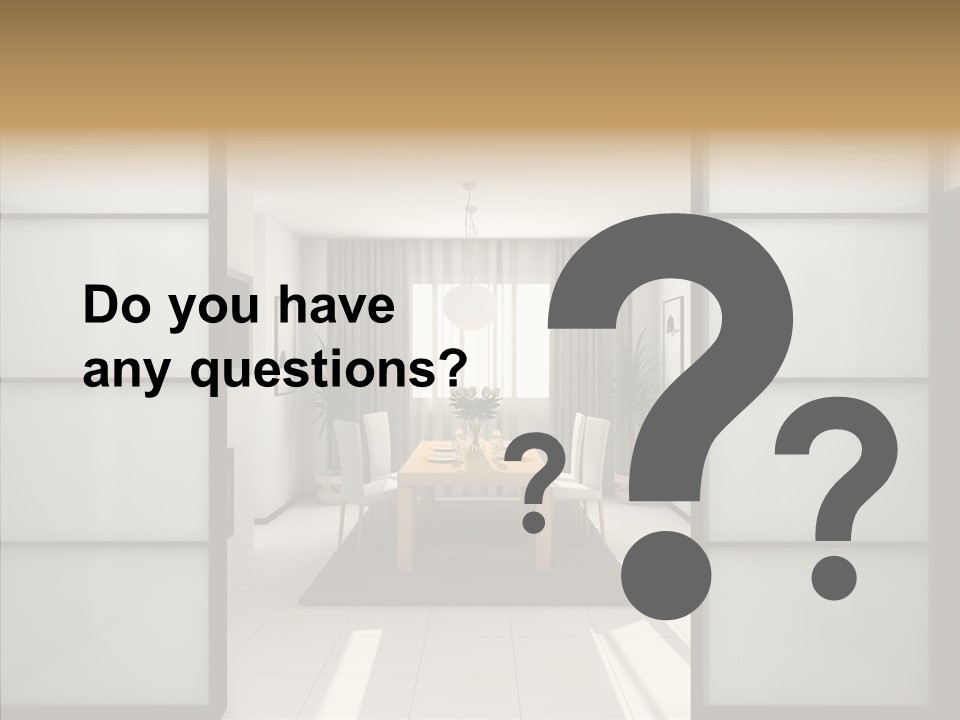 New Dining Cosiness PowerPoint Template