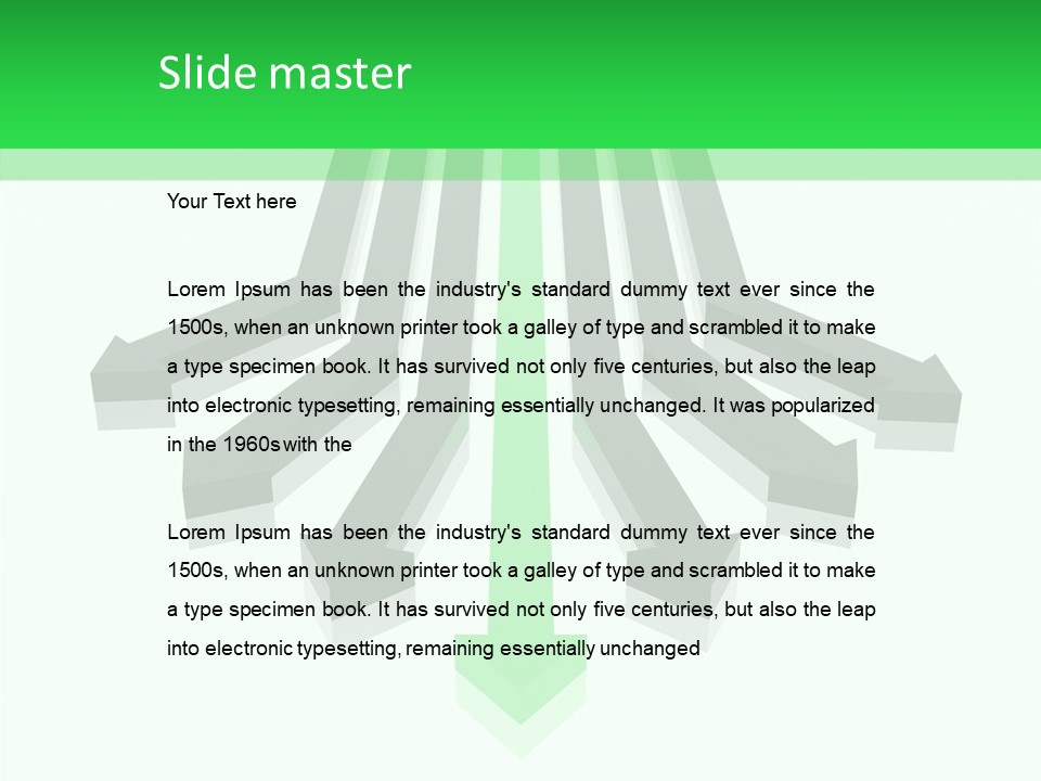 Menu Icon Slew PowerPoint Template