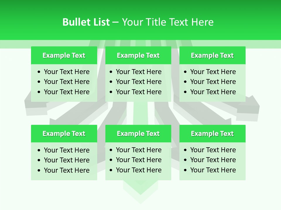 Menu Icon Slew PowerPoint Template