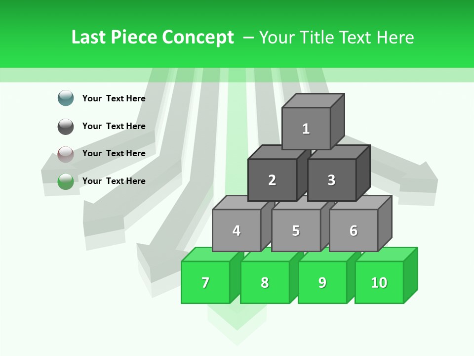 Menu Icon Slew PowerPoint Template