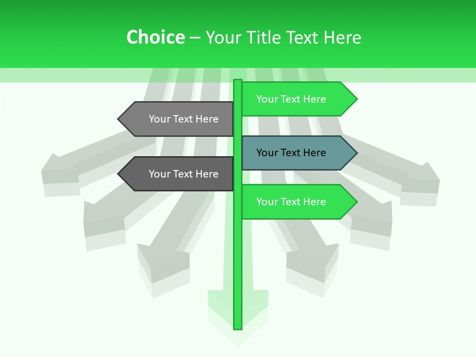 Menu Icon Slew PowerPoint Template