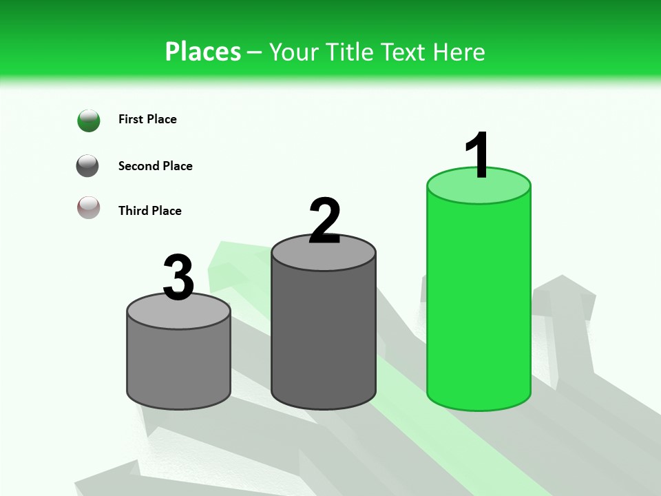 Direction Slew Copy Space PowerPoint Template