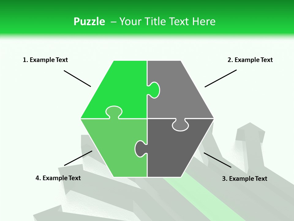 Direction Slew Copy Space PowerPoint Template