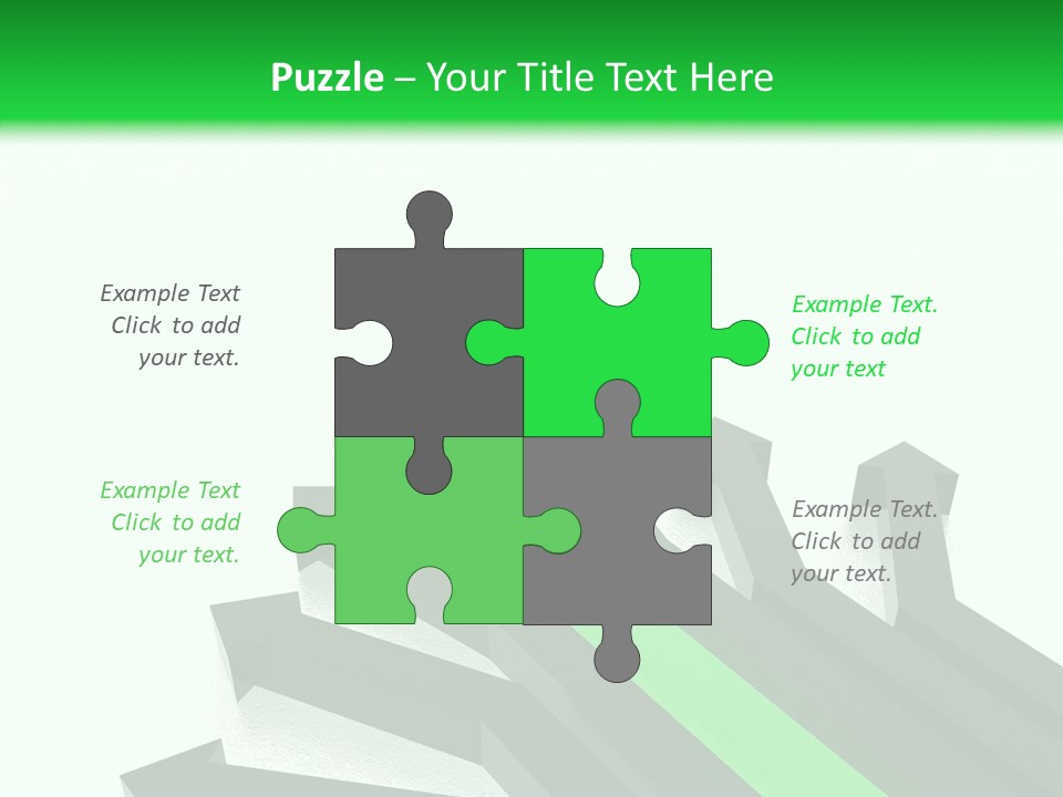 Direction Slew Copy Space PowerPoint Template