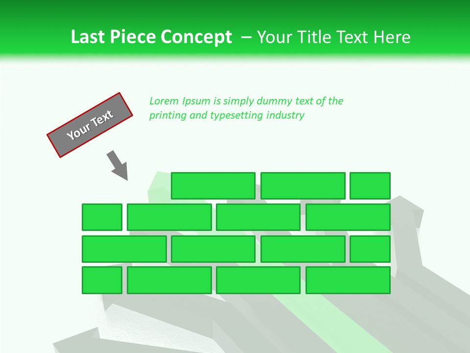 Direction Slew Copy Space PowerPoint Template