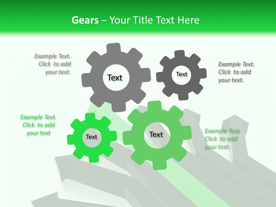 Direction Slew Copy Space PowerPoint Template