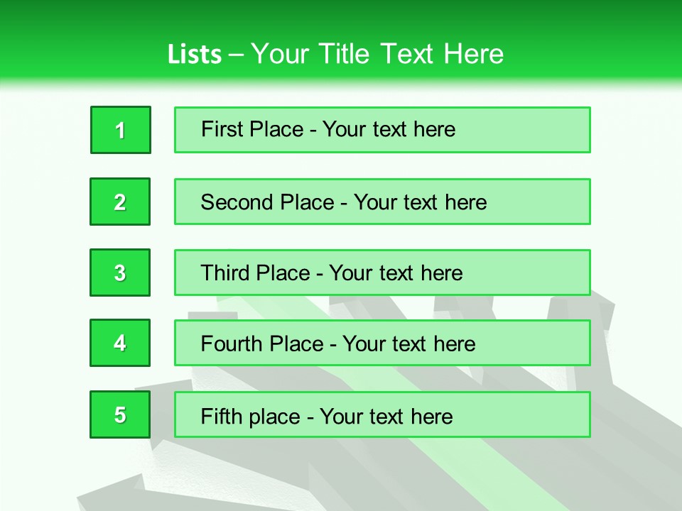 Direction Slew Copy Space PowerPoint Template