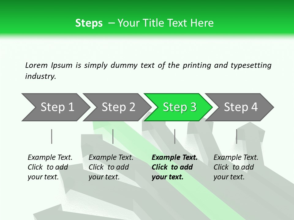 Direction Slew Copy Space PowerPoint Template
