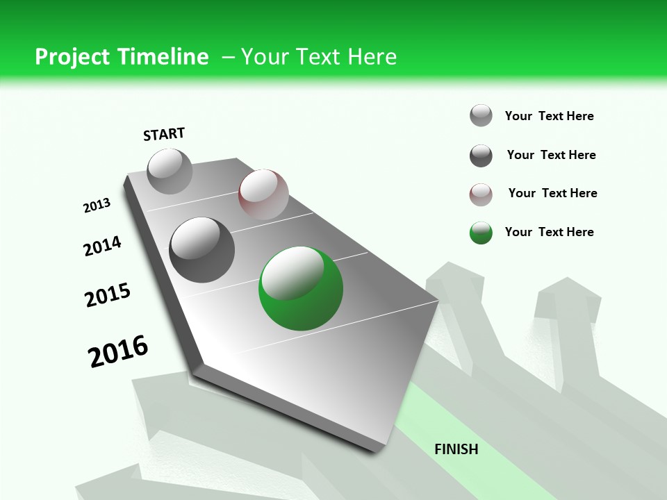 Direction Slew Copy Space PowerPoint Template