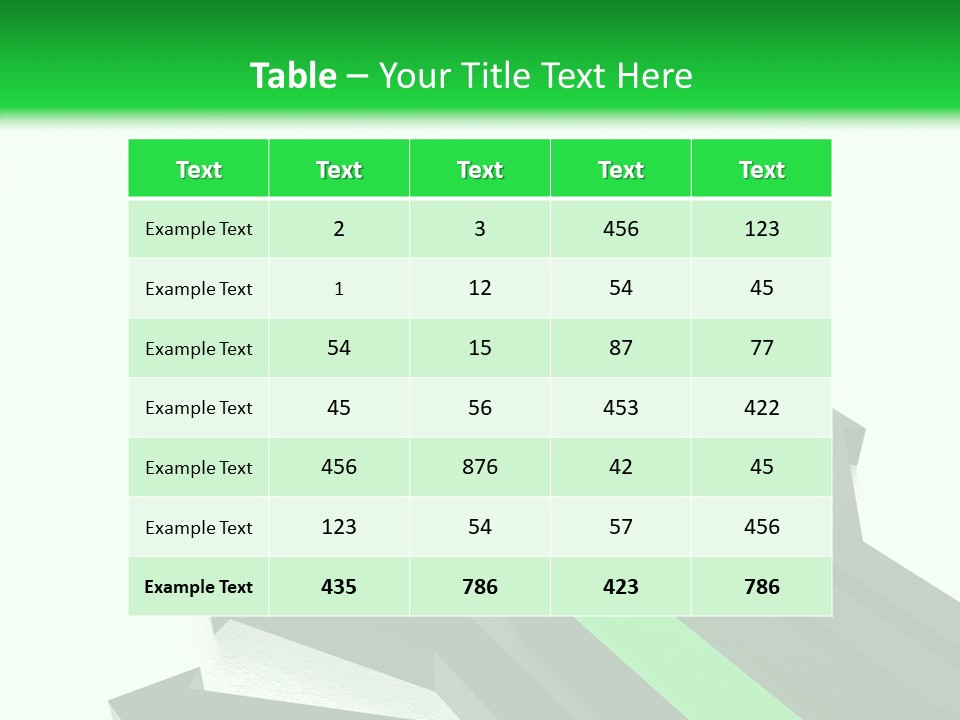 Direction Slew Copy Space PowerPoint Template