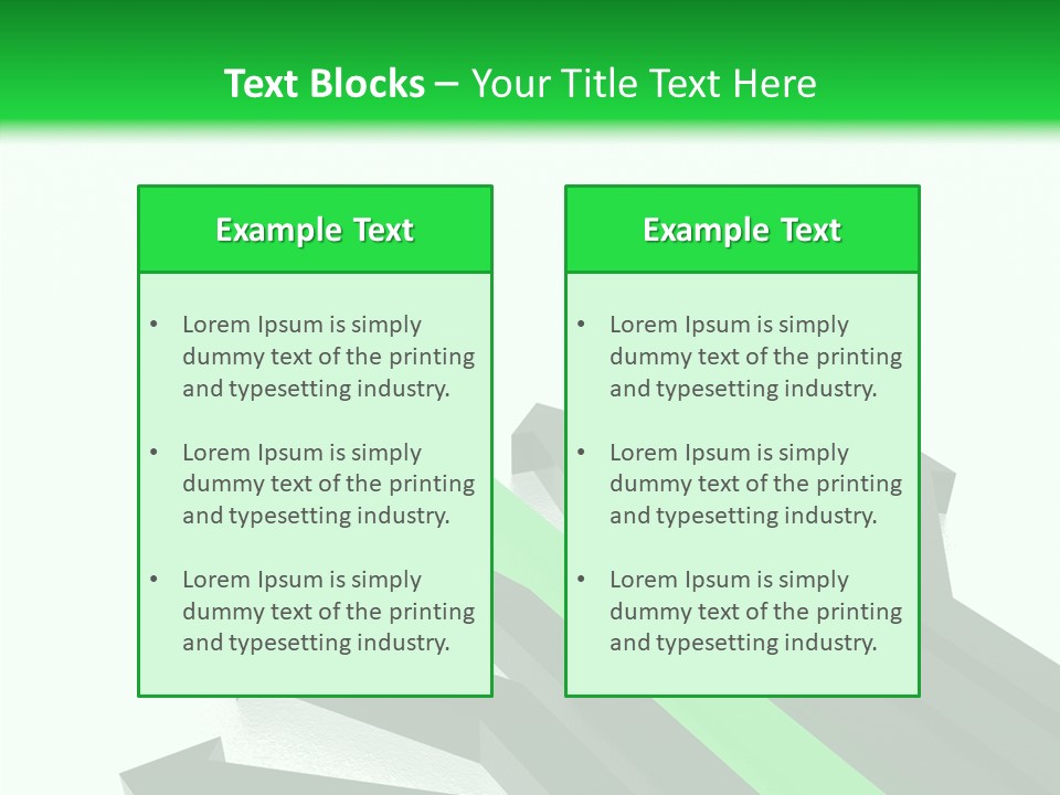 Direction Slew Copy Space PowerPoint Template