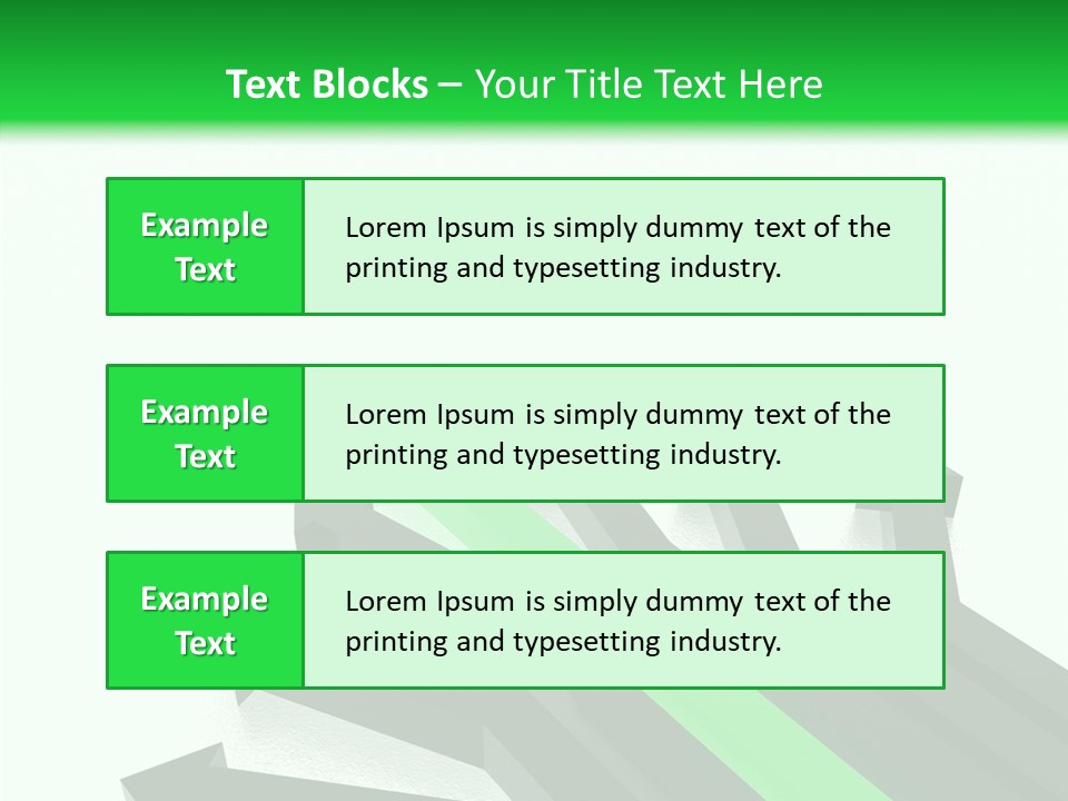 Direction Slew Copy Space PowerPoint Template