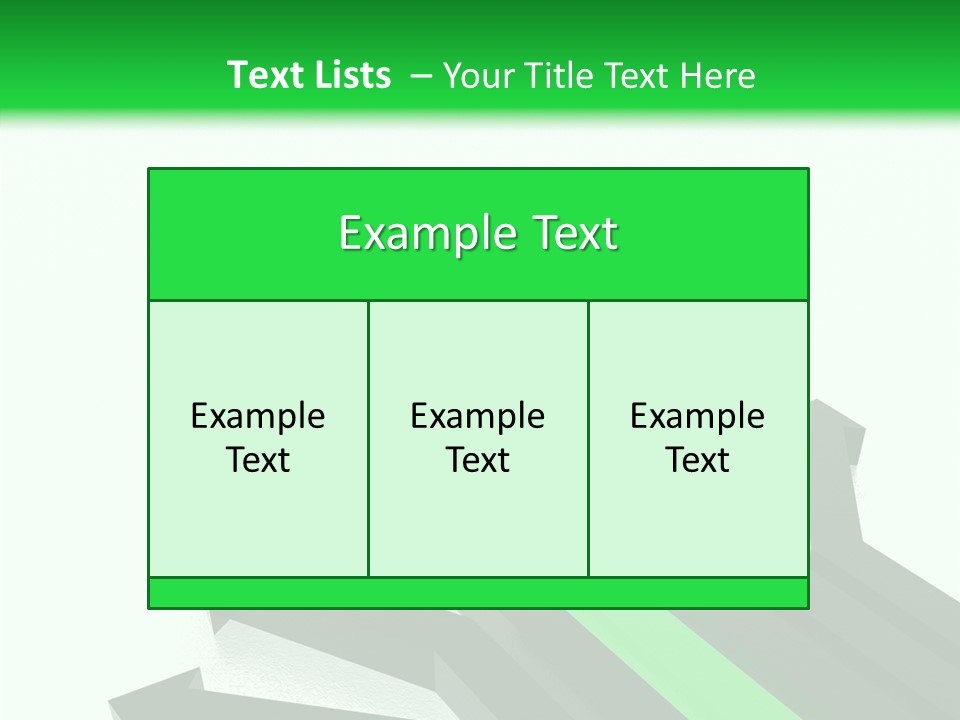 Direction Slew Copy Space PowerPoint Template