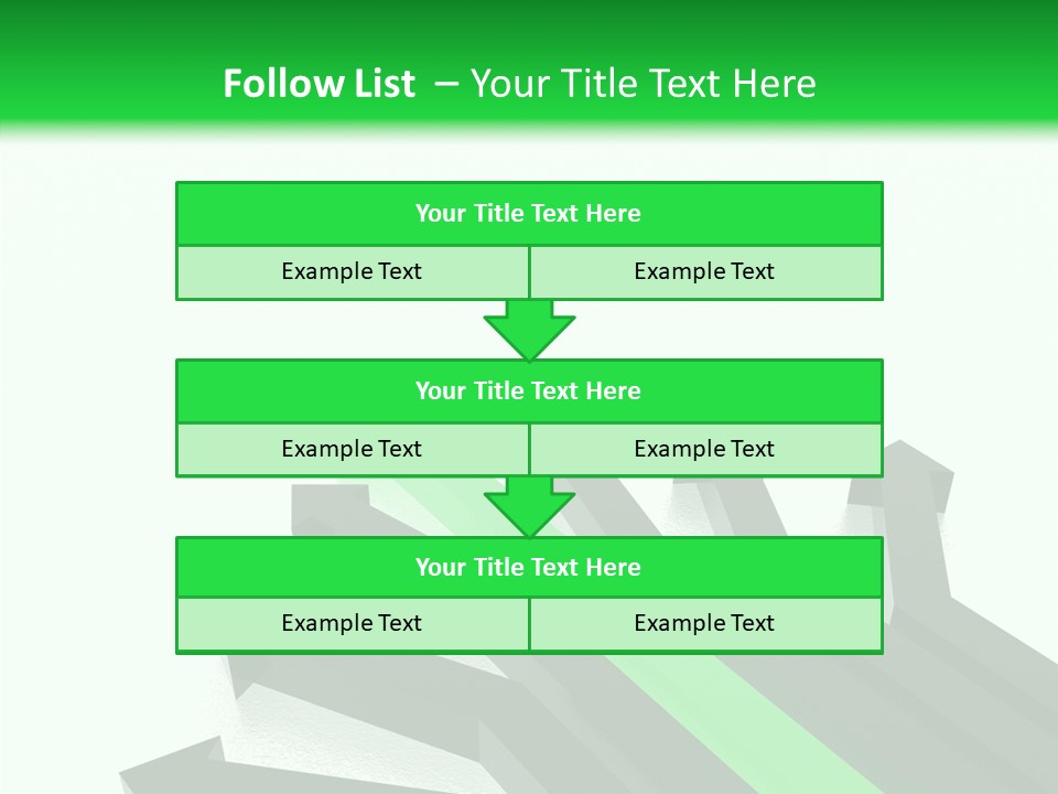 Direction Slew Copy Space PowerPoint Template