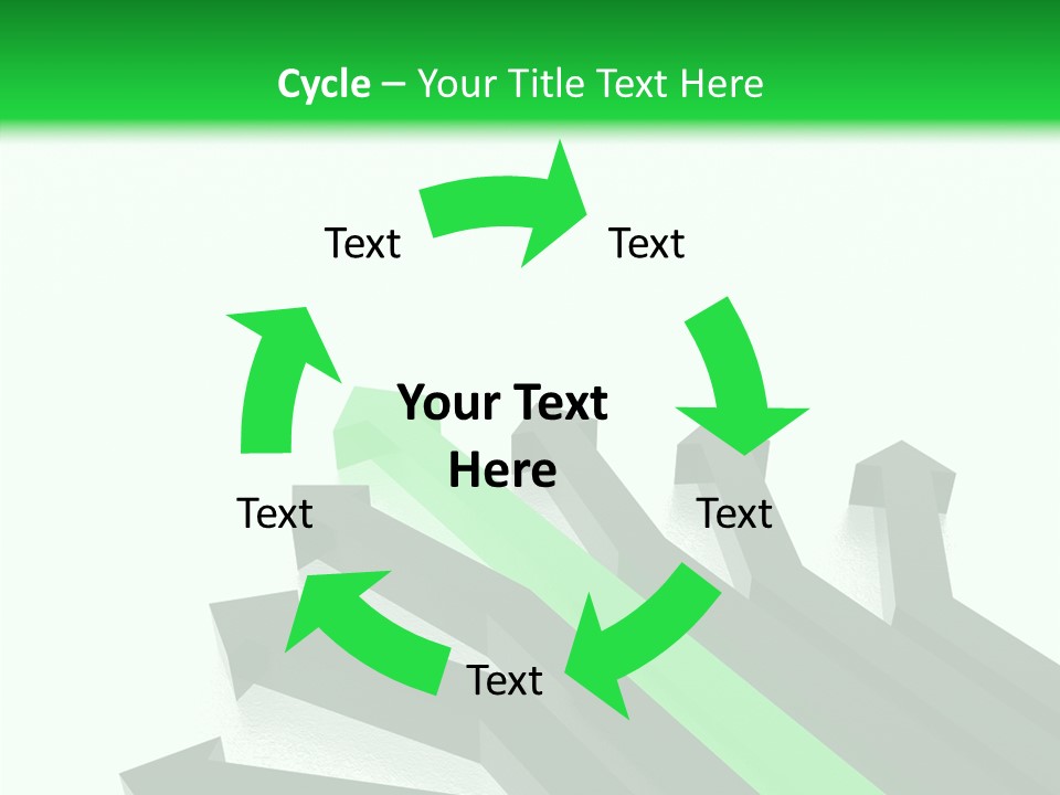Direction Slew Copy Space PowerPoint Template