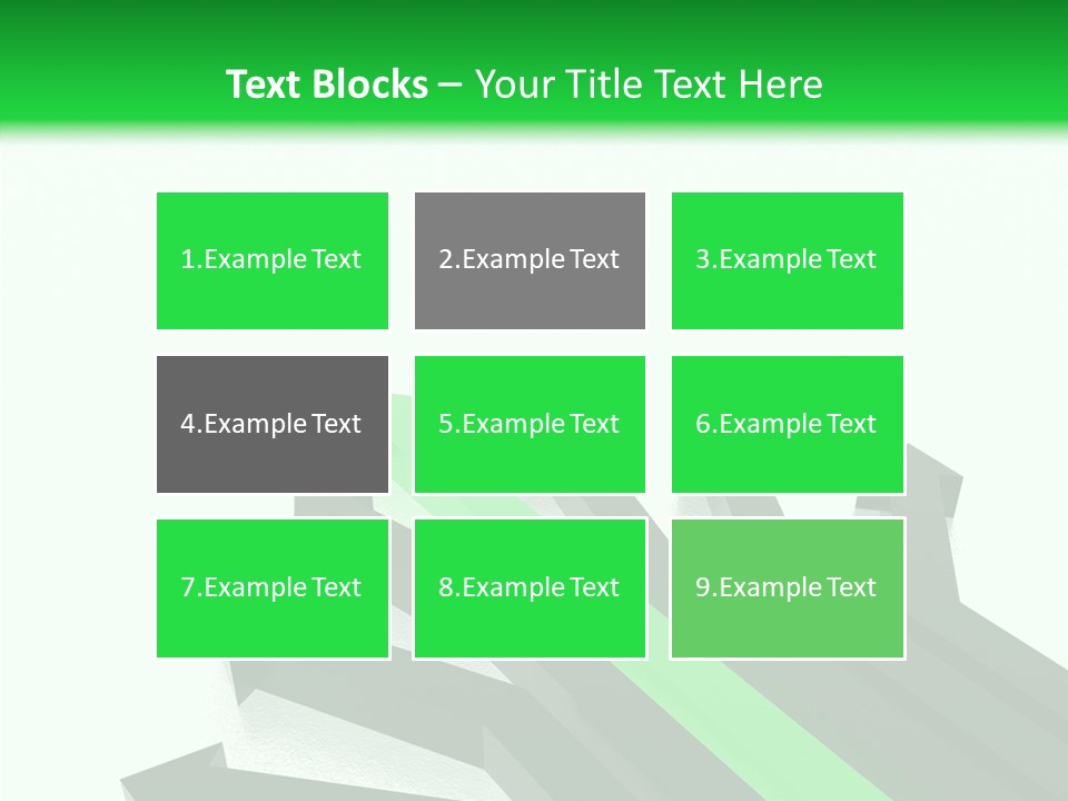 Direction Slew Copy Space PowerPoint Template