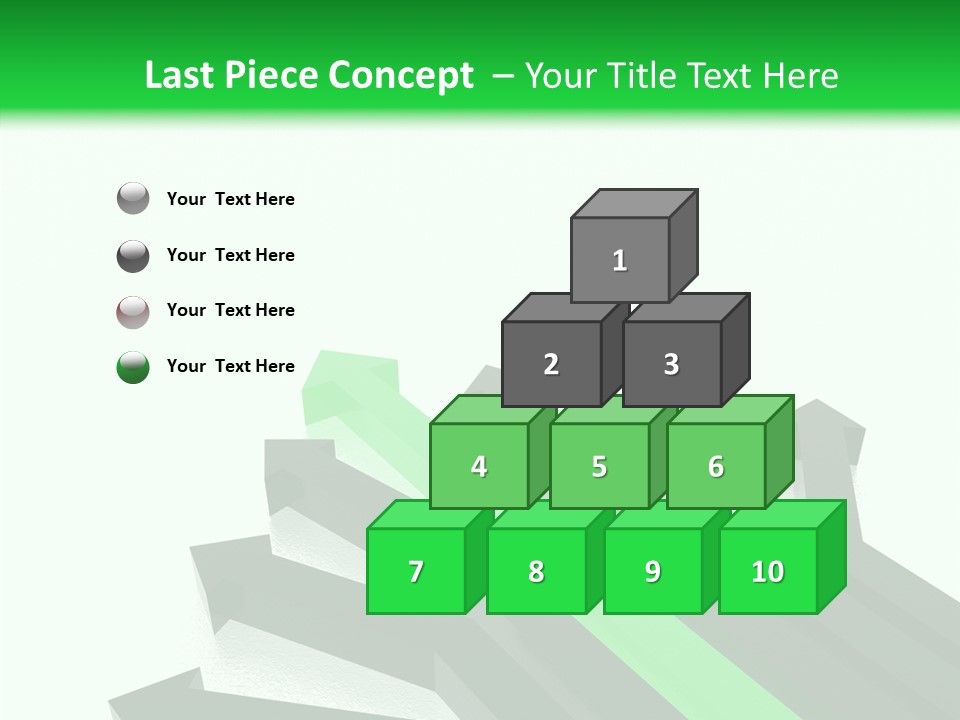 Direction Slew Copy Space PowerPoint Template