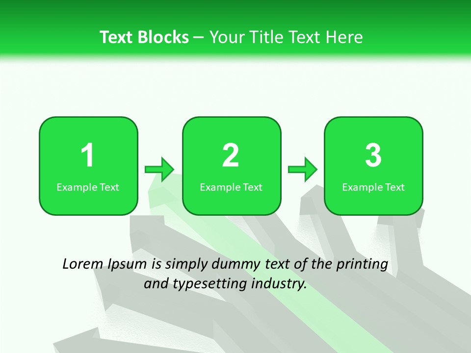 Direction Slew Copy Space PowerPoint Template