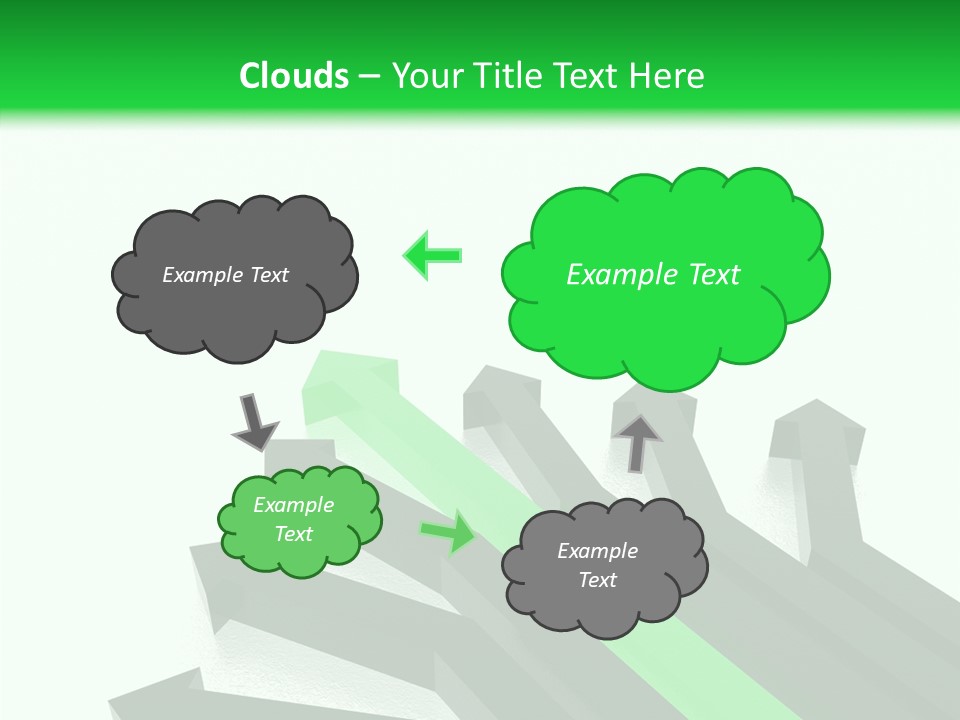 Direction Slew Copy Space PowerPoint Template