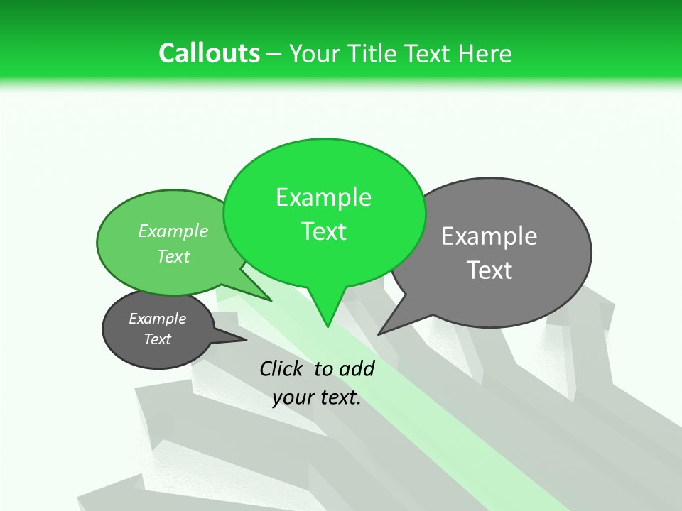 Direction Slew Copy Space PowerPoint Template