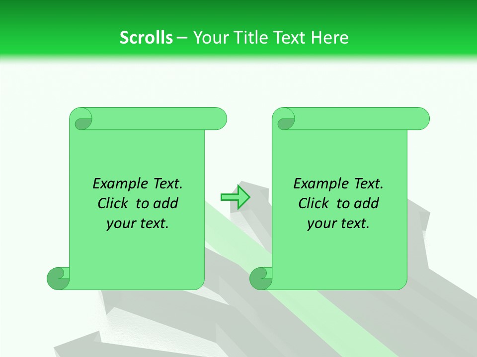 Direction Slew Copy Space PowerPoint Template