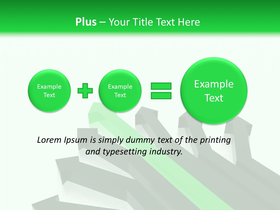 Direction Slew Copy Space PowerPoint Template