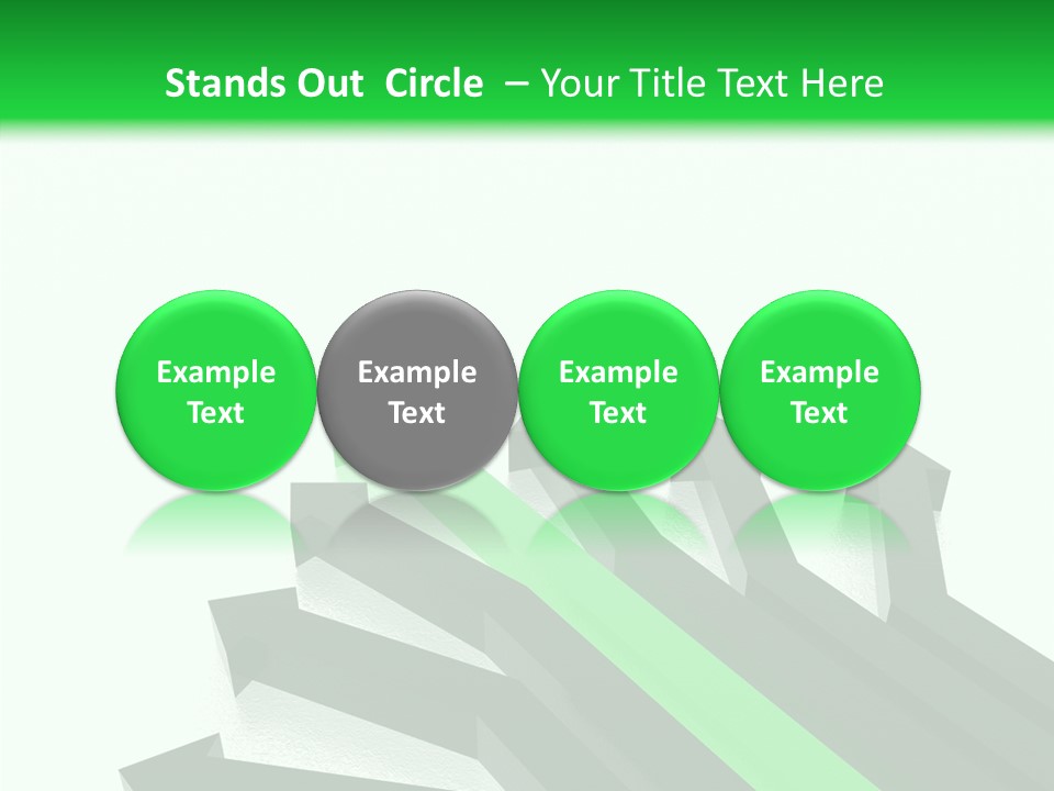 Direction Slew Copy Space PowerPoint Template