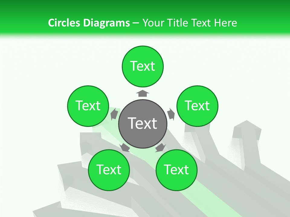 Direction Slew Copy Space PowerPoint Template