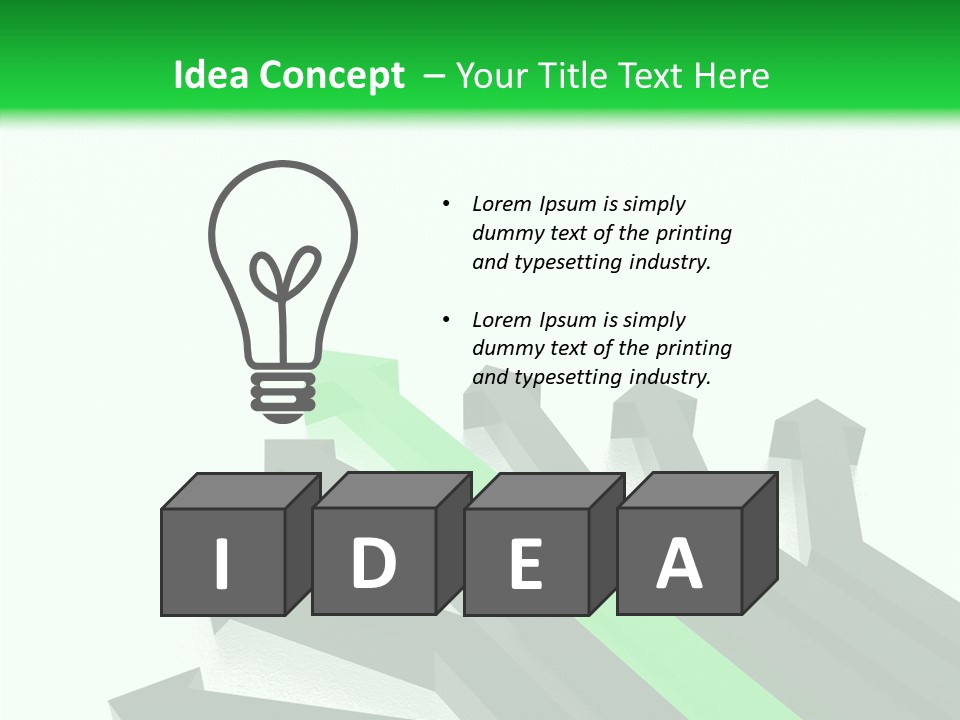 Direction Slew Copy Space PowerPoint Template